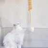 Happyyami 3-Piece Plush Cat Ball Toy with Suction Cup view 3