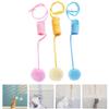 Happyyami 3-Piece Plush Cat Ball Toy with Suction Cup view 4