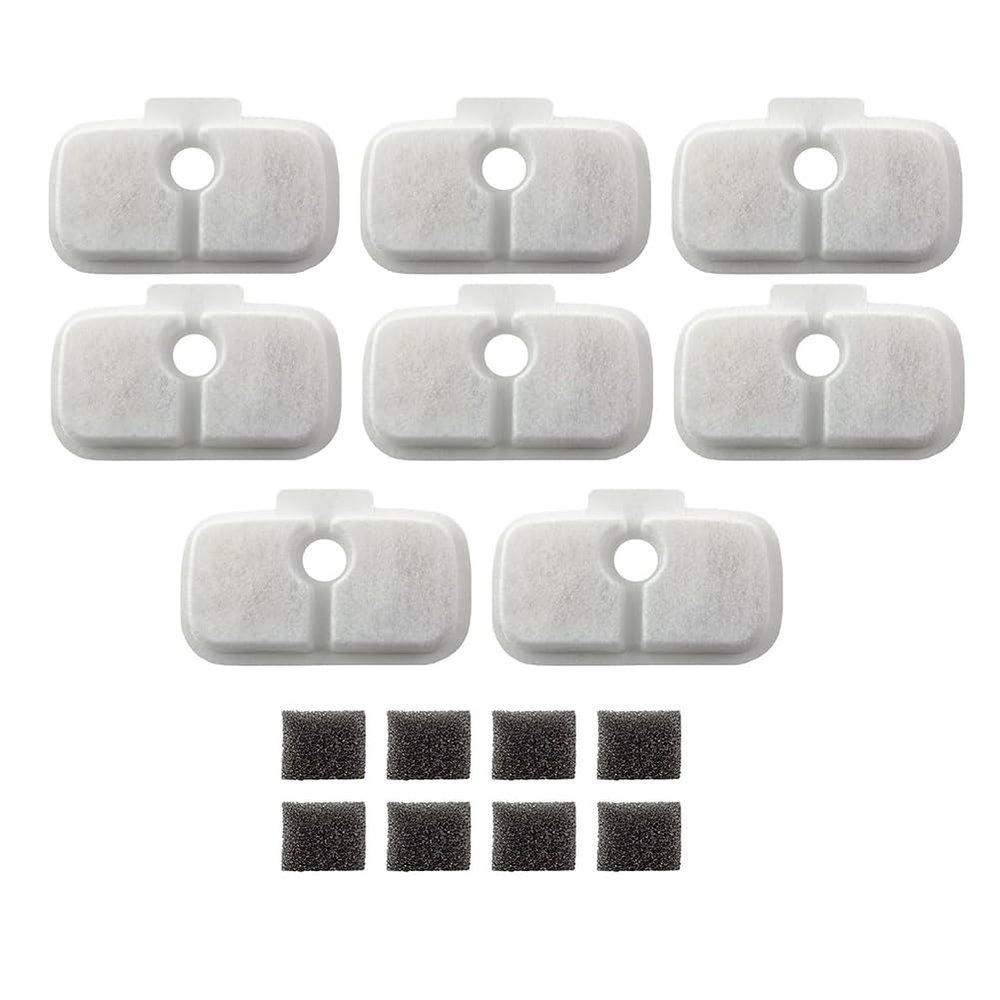 Orolotay 8-Pack Replacement Filters for Dockstream Cat Fountains PLWF005/PLWF115
