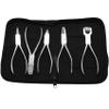 Orolotay 5-Piece Stainless Steel Eyeglass Frame Repair Pliers Tool Kit with Black Case view 1