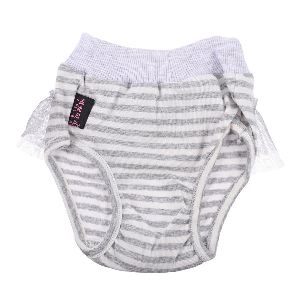 DECOMELODY Cute Cotton Dog Diaper for Female Dogs