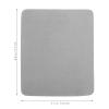 Suede Eyeglass Cleaning Cloths, 20-Pack, Gray, 14.5 x 17.5 cm view 2