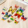 24-Piece Self-Adhesive 3D Butterfly Wall Stickers view 3