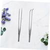 DECOMELODY Stainless Steel Plant Tweezers Set view 4