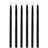 HAPINARY 6-Piece Silicone Eyeshadow and Lip Brush Set, 3 Each, Black view 1
