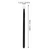 HAPINARY 6-Piece Silicone Eyeshadow and Lip Brush Set, 3 Each, Black view 2