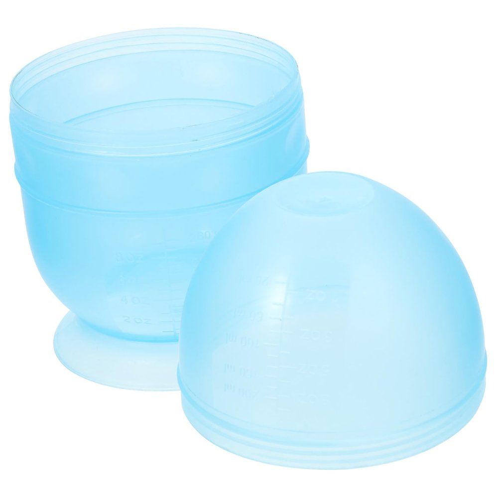 VINTORKY Blue PP Hair Dye Bowl with Measuring Scale