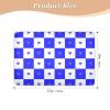 Buffalo Reusable Waterproof Bed Pad for Kids, White and Blue Plaid with Heart, 52 x 34 in view 2