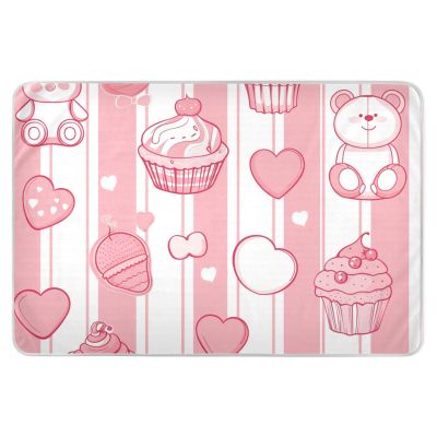 Cartoon Peach Dessert Shop Extra-Large Reusable Potty Training Pad for Children, 132