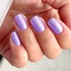 JMEOWIO Purple Glitter Gel Nail Strips, Self-Adhesive UV-Curing Nail Stickers view 1