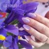 JMEOWIO Purple Glitter Gel Nail Strips, Self-Adhesive UV-Curing Nail Stickers view 4