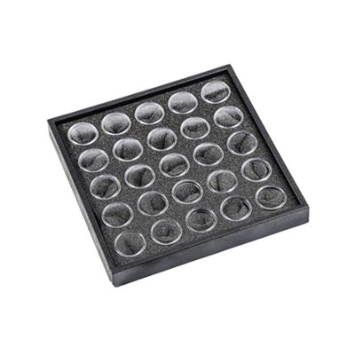 DIYEAH Nail Art Rhinestone Organizer Box with 25 Compartments
