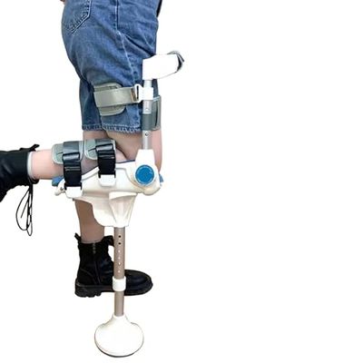 Generic Hands-Free Crutch for Adults, Pain-Relieving Knee Crutch with Non-Slip Base, Height-Adjustable, Supports up to 330 lb