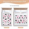 Waterproof Dog Pad, 3-Layer, Leak-Proof, 86.4 x 132.1 cm, Pink / Black view 4