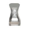 Women's Silver Metallic PU Leather & Latex Wetlook Bodycon Mini Party Dress view 4
