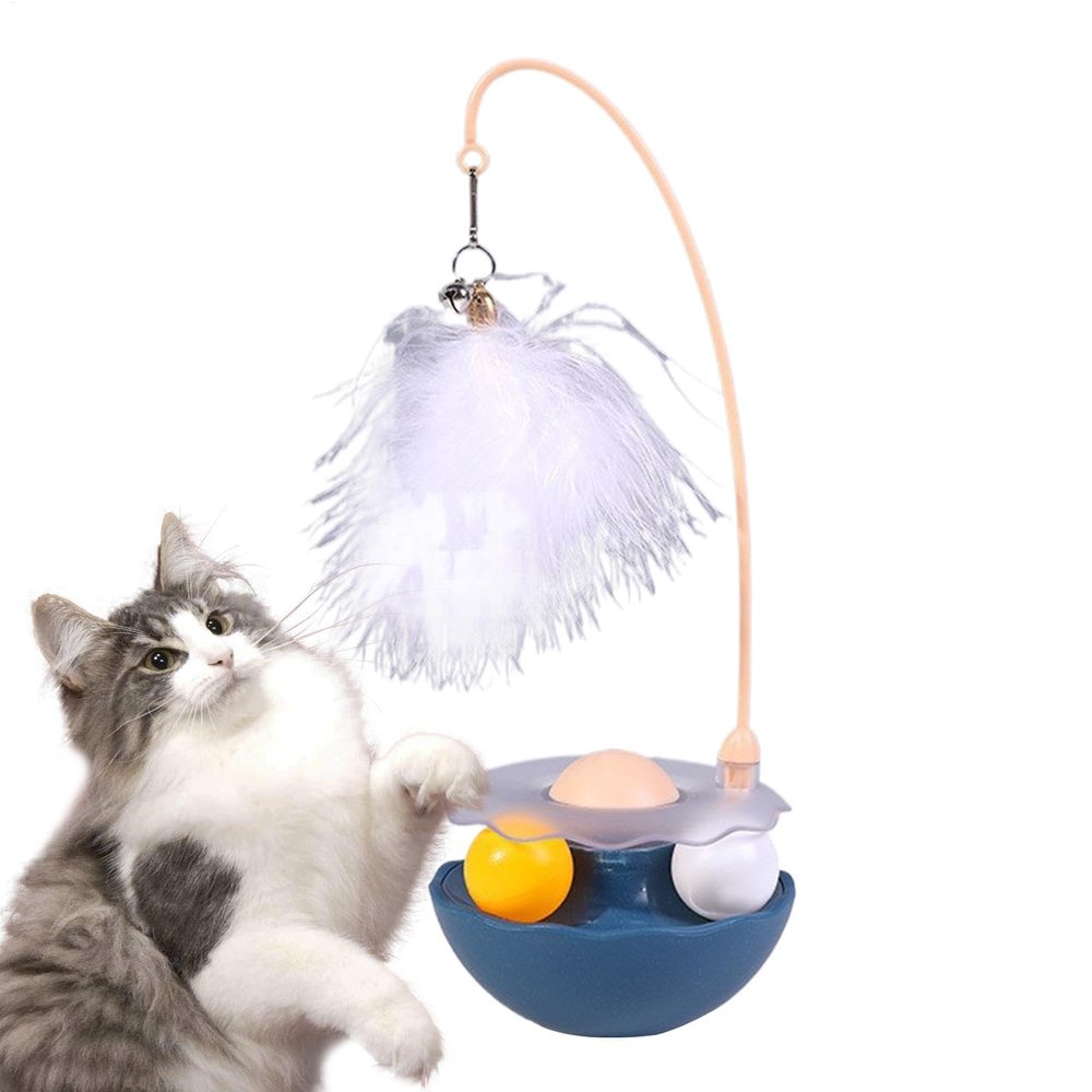 Interactive Cat Feather Toy