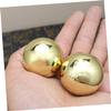 HAPINARY Brass Hand Massage Balls, Portable Relaxation Balls view 2