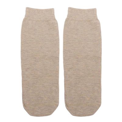 VOANZO 2-Piece Thick Cotton Residual Limb Sock Set for Prostheses, Breathable, Skin-Tone