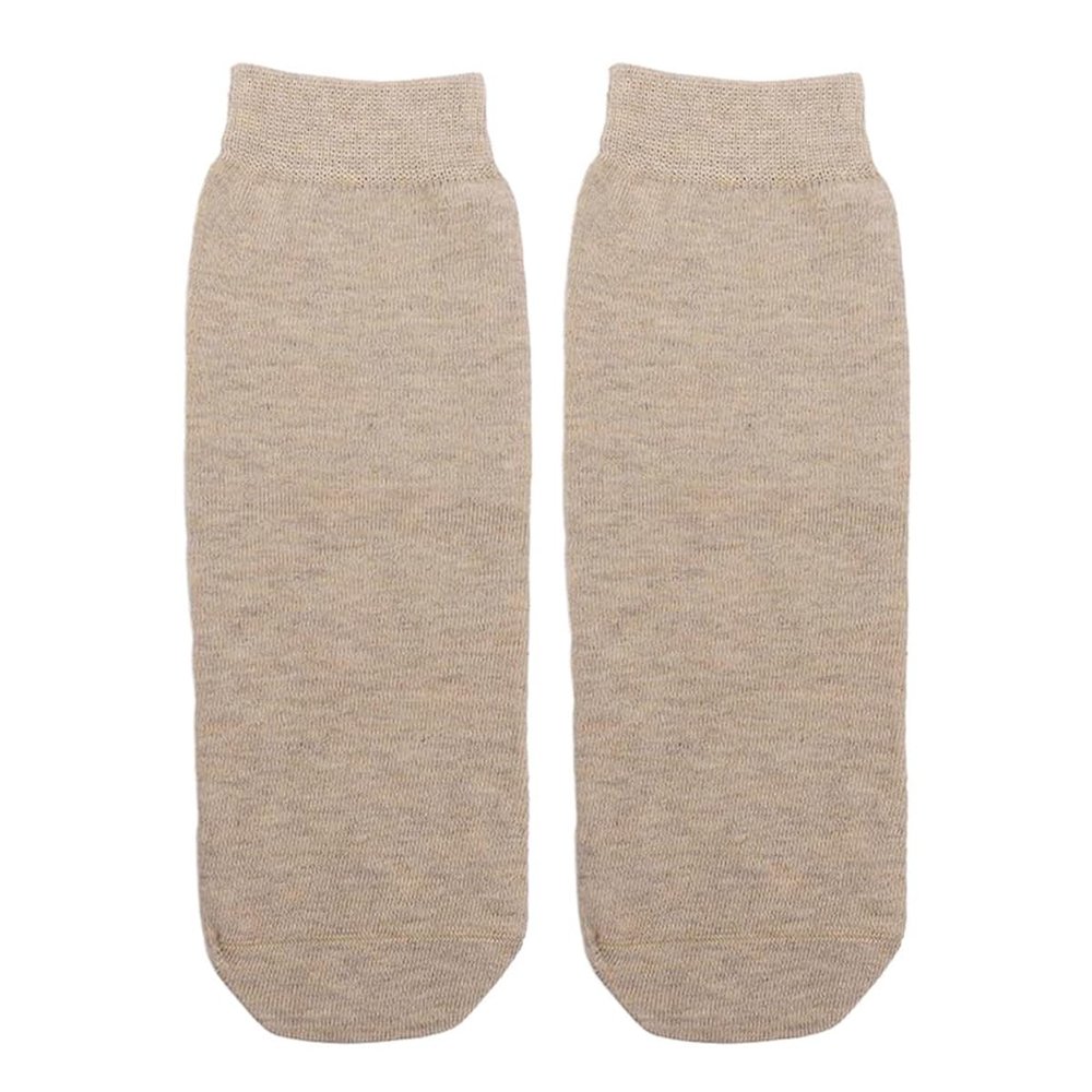 VOANZO 2-Piece Thick Cotton Residual Limb Sock Set for Prostheses, Breathable, Skin-Tone