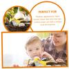 HAPINARY Artificial Rattan Bird Nest Set with Eggs view 3