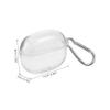 UKCOCO Clear Hard Protective Earbud Case with Carabiner, Compatible with Redmi Buds Pro view 2