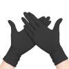 UALXPAO Latex Cleaning Gloves, Black, 50 Pieces, XS view 1