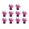 QUARKZMAN 10-Pack Aquarium Artificial Plants, Red Coconut Leaves view 1