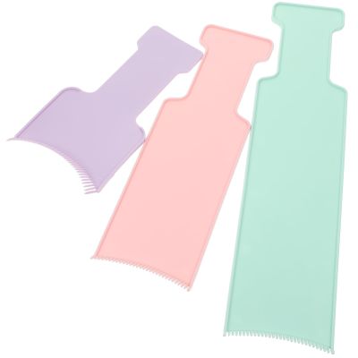 VINTORKY 3-Piece Plastic Highlighting Boards for Salon and Home Use