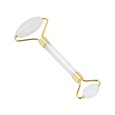 Jade Facial Roller for Travel, 2-Piece Set