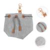 Happyyami Canvas Dog Treat Pouch with Drawstring and Buckle view 2