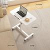 Generic Medical Bedside Table, Adjustable Laptop Desk, White, 23–35 in. view 2