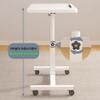 Generic Medical Bedside Table, Adjustable Laptop Desk, White, 23–35 in. view 3