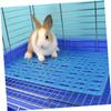 BUGUUYO Pack of 4 Rabbit Plastic Floor Mats, Durable and Skin-Friendly, for Cages, Bathrooms, or Balconies view 3
