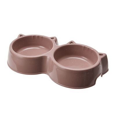 Morain Double Bowl Pet Feeder Set