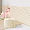 AlpenLife Basics Self-Adhesive Padded Wall Protection for Beds, Beige, 40 x 200 cm view 1