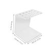 Transparent Acrylic Scissor Holder for Hair Salons and Workspaces view 2