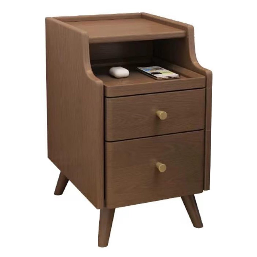 FBHDKJNFG Bedroom Nightstand with Large-Capacity Storage, Beige, 40 × 40 × 50 cm