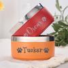 Personalized Stainless Steel Dog Bowl with Name (18 cm) view 2