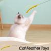 Cat Toy with Feather and Flexible Wire view 3