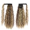 61 cm Heat-Resistant Corn-Wave Synthetic Curly Ponytail Extension with Velcro view 1