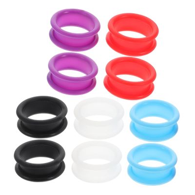 Mikinona Pet Grooming Scissors Silicone Finger Guards, Comfortable Colorful Handles