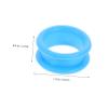 Mikinona Pet Grooming Scissors Silicone Finger Guards, Comfortable Colorful Handles view 2