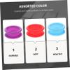 Mikinona Pet Grooming Scissors Silicone Finger Guards, Comfortable Colorful Handles view 3