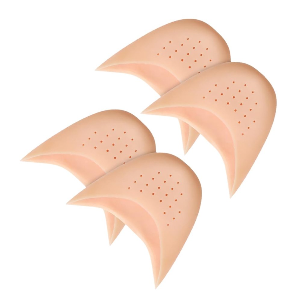 Pointe Shoe Toe Covers, 4-Piece, Silicone, Pink