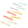 FRCOLOR 10-Piece Wavy Acetate Hair Clips for Fine Hair view 1