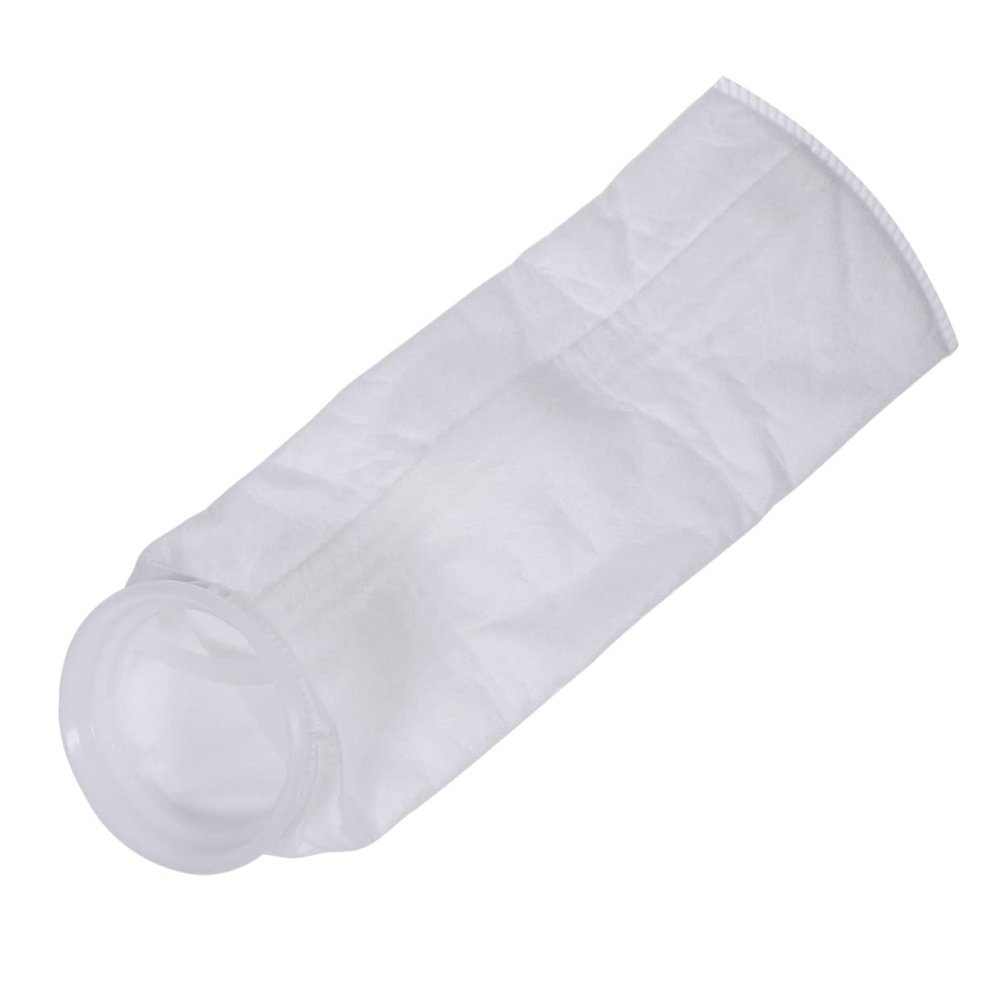 TOGEVAL Fine Filtration Filter Socks, White PP, 200 µm Mesh, Reusable