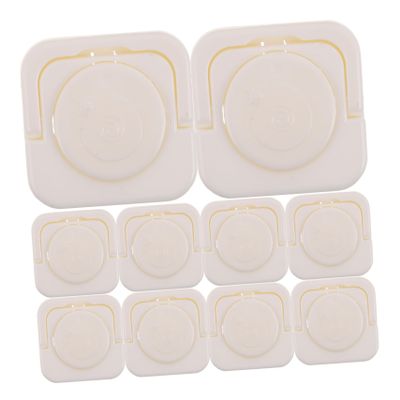 TOPBATHY 45-Pack ABS Plastic Outlet Covers, White