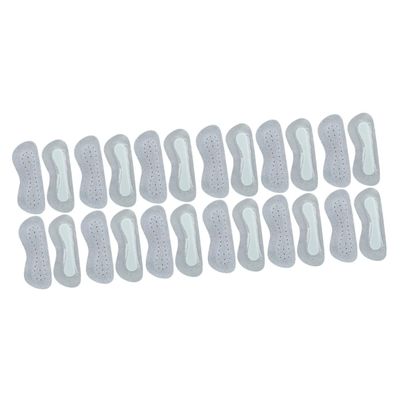 Healeved 12 Pairs Cow Leather Heel Pads