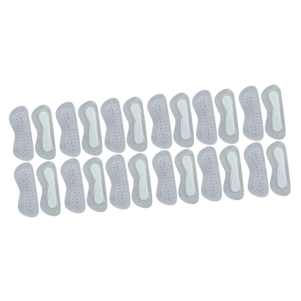 Healeved 12 Pairs Cow Leather Heel Pads