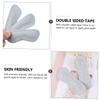 Healeved 12 Pairs Cow Leather Heel Pads view 2